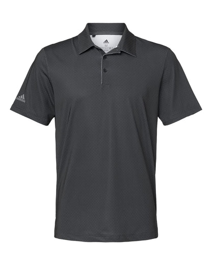 Adidas Diamond Dot Print Polo A498 #color_Black/ White/ Grey Three