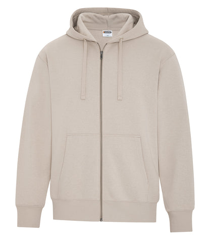 ATC WeRK Heavyweight Fleece FZ Hood WERK422 #color_Sand