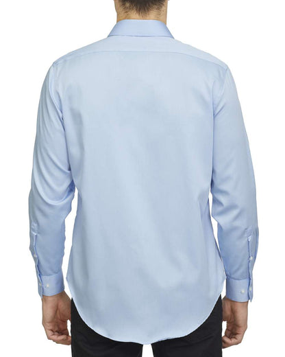 Calvin Klein Non-Iron Pincord Slim-Fit Shirt 18CC110 #color_Mist