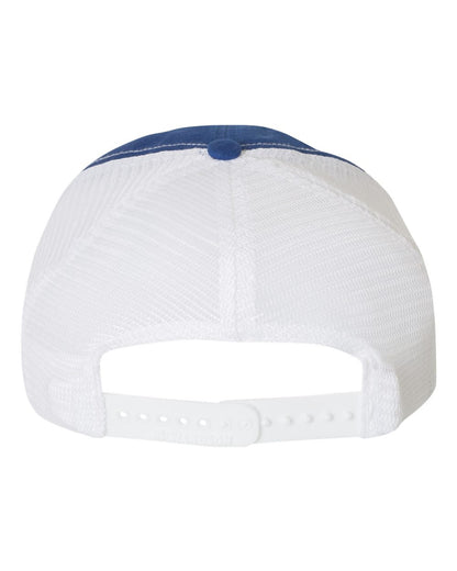 Richardson Garment-Washed Trucker Cap 111 #color_Royal/ White