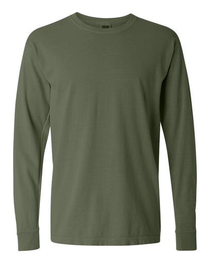 Comfort Colors Garment-Dyed Heavyweight Long Sleeve T-Shirt 6014 #color_Hemp