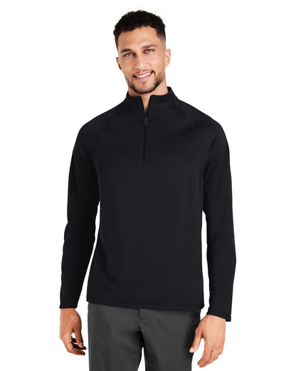 North End Men's Revive coolcore® Quarter-Zip NE410 #color_BLACK