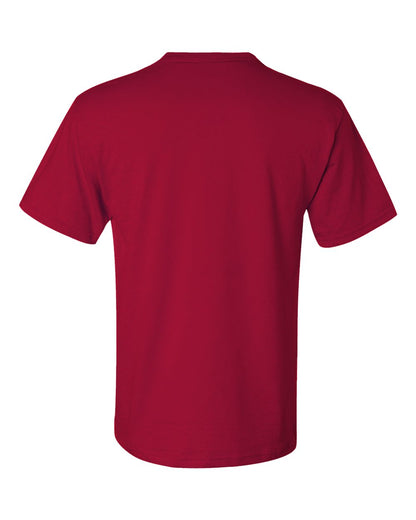 JERZEES Dri-Power® 50/50 Pocket T-Shirt 29MPR #color_True Red