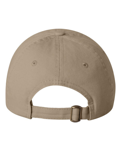 Valucap Small Fit Bio-Washed Dad Hat VC300Y #color_Khaki