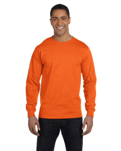 Gildan Adult Long-Sleeve T-Shirt G840 #color_S ORANGE