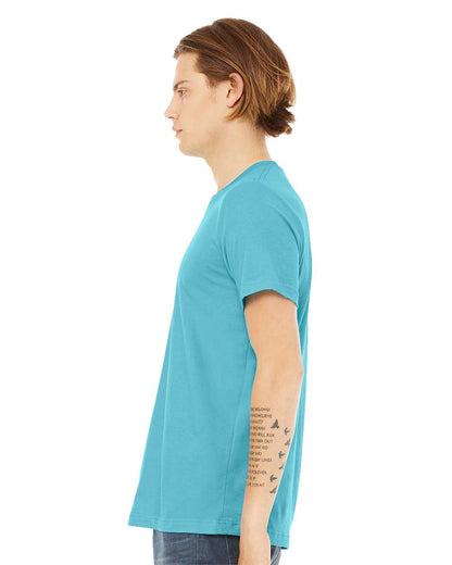 BELLA + CANVAS Jersey Tee 3001 #colormdl_Turquoise