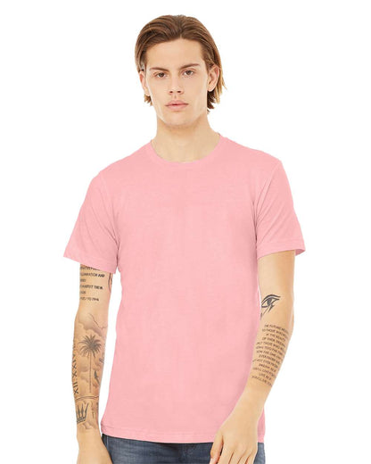 BELLA + CANVAS Jersey Tee 3001 #colormdl_Pink