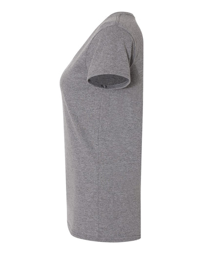 Gildan Heavy Cotton™ Women’s V-Neck T-Shirt 5V00L #color_Graphite Heather