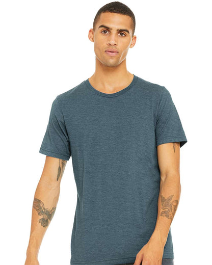 BELLA + CANVAS Triblend Tee 3413 #colormdl_Steel Blue Triblend