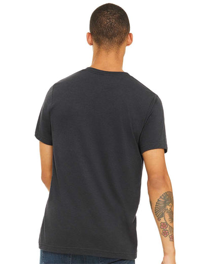 BELLA + CANVAS Triblend Tee 3413 #colormdl_Solid Dark Grey Triblend