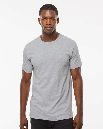 M&O Fine Jersey T-Shirt 4502 #colormdl_Heather Grey