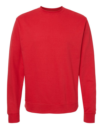 Independent Trading Co. Midweight Crewneck Sweatshirt SS3000 #color_Red