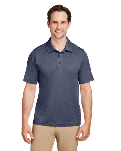 Team 365 Men's Zone Sonic Heather Performance Polo TT51H #color_SP DARK NAVY HTH