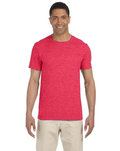 Gildan Adult Softstyle® T-Shirt G640 #color_HEATHER RED