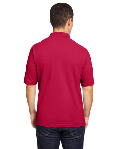 Harriton Men's Short-Sleeve Polo M200 #color_RED