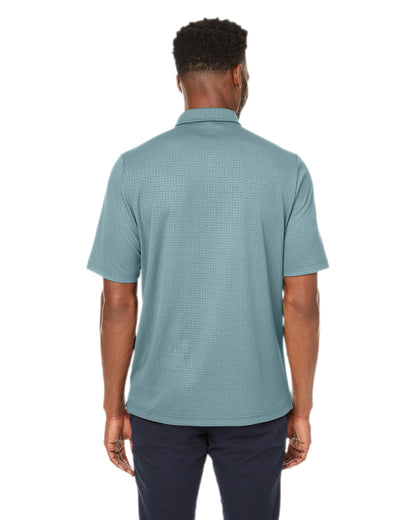 North End Men's Replay Recycled Polo NE102 #color_OPAL BLUE