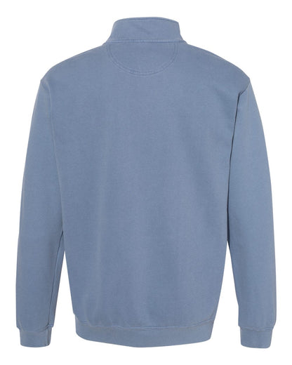 Comfort Colors Garment-Dyed Quarter Zip Sweatshirt 1580 #color_Blue Jean