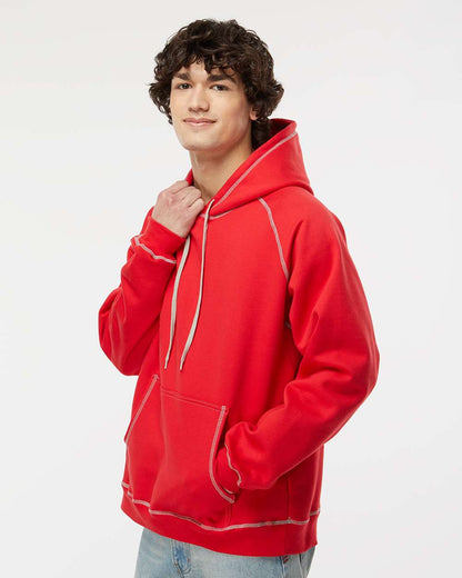 King Fashion Extra Heavy Hooded Pullover KP8011 #colormdl_Red