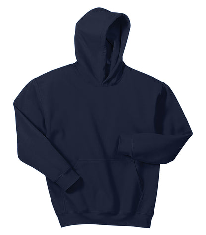 Gildan HEAVYBLEND HOOD YTH SWEATSHIRT 185B #color_Navy