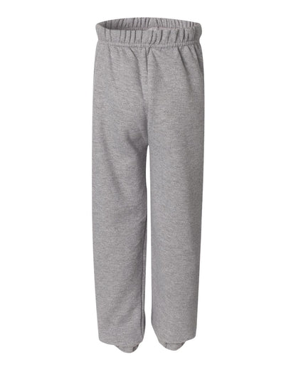 JERZEES NuBlend® Youth Sweatpants 973BR #color_Oxford