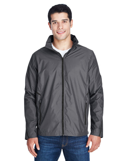 Team 365 Adult Conquest Jacket with Mesh Lining TT70 #color_SPORT GRAPHITE
