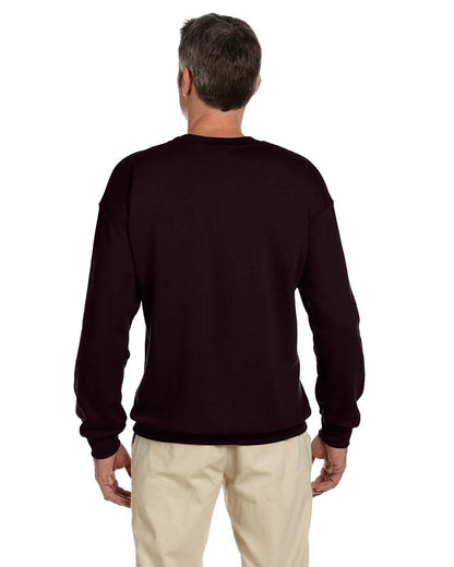 Gildan Adult Heavy Blend™ Fleece Crew G180 #color_DARK CHOCOLATE