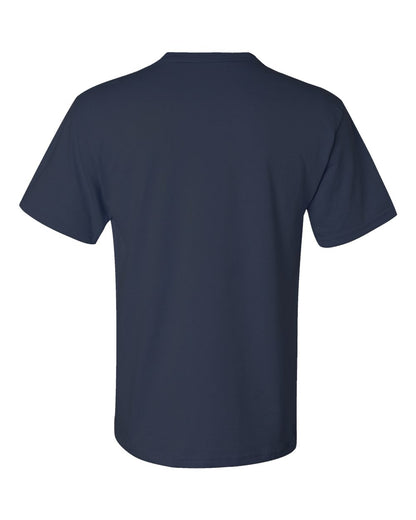 JERZEES Dri-Power® 50/50 Pocket T-Shirt 29MPR #color_J. Navy