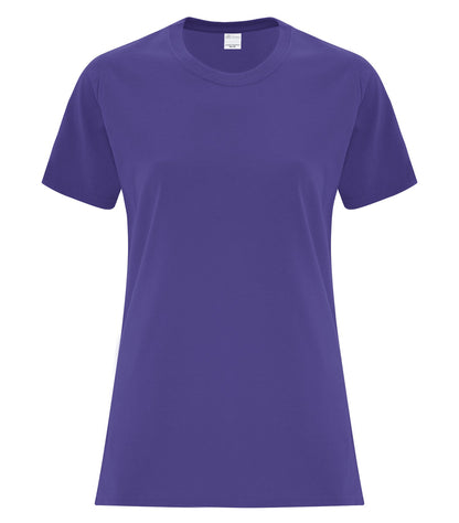 Atc Everyday Collection Everyday Cotton Lds' Tee ATC1000L #color_Purple