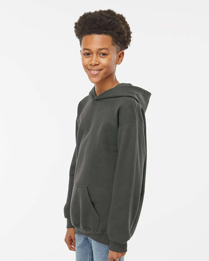 M&O Youth Fleece Pullover Hoodie 3322 #colormdl_Charcoal