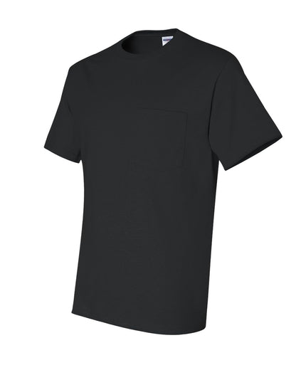 JERZEES Dri-Power® 50/50 Pocket T-Shirt 29MPR #color_Black