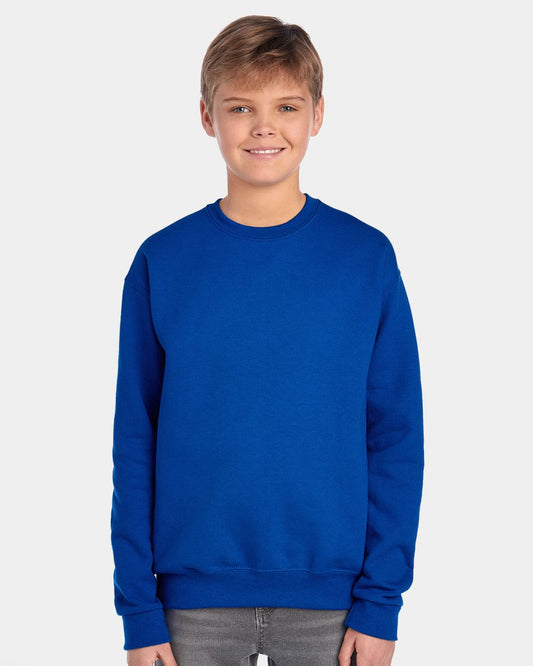 JERZEES NuBlend® Youth Crewneck Sweatshirt 562BR