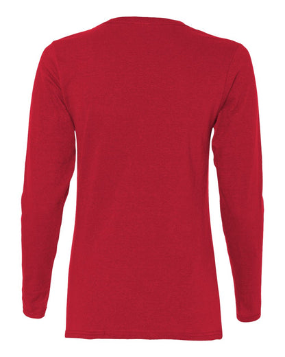 Gildan Heavy Cotton™ Women’s Long Sleeve T-Shirt 5400L #color_Red