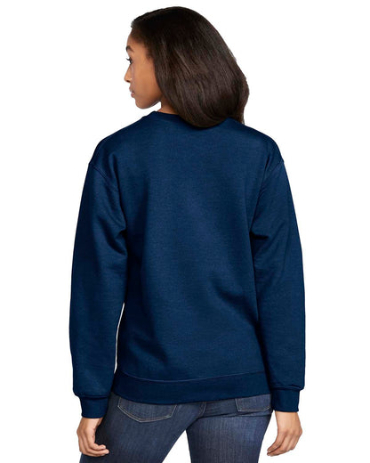 Gildan Adult Softstyle® Fleece Crew Sweatshirt SF000 #color_NAVY