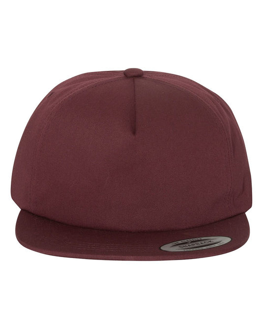 YP Classics Lightly-Structured Five-Panel Snapback Cap 6502