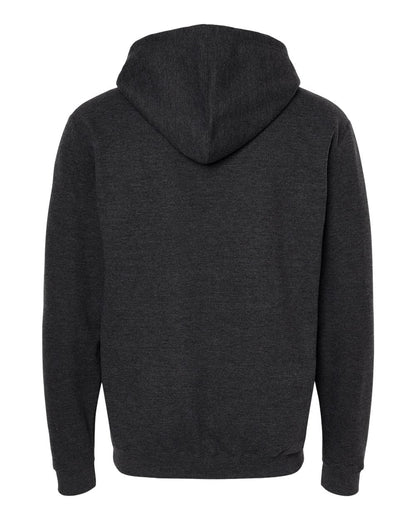 M&O Unisex Pullover Hoodie 3320 #color_Jet Black Heather