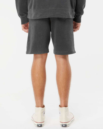 Independent Trading Co. Pigment-Dyed Fleece Shorts PRM50STPD #colormdl_Pigment Black