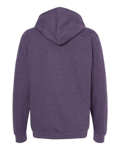 M&O Unisex Pullover Hoodie 3320 #color_Heather Purple