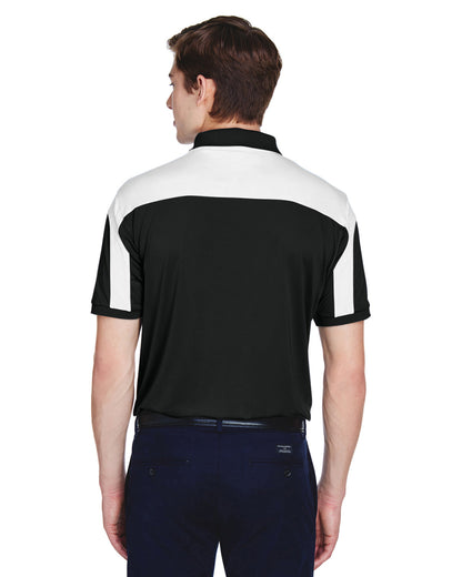Team 365 Men's Victor Performance Polo TT22 #color_BLACK