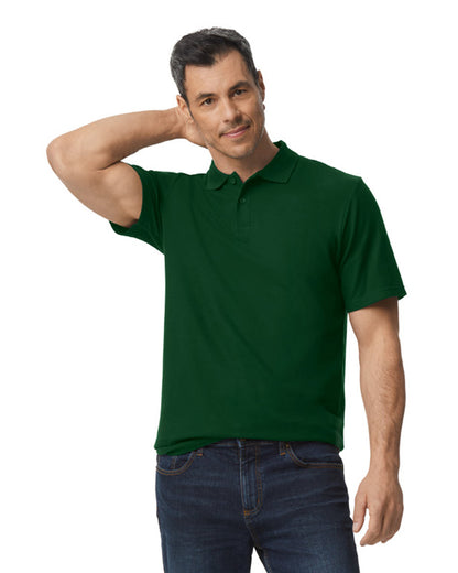 Gildan Men's Softstyle Double Pique Polo G648 #color_FOREST GREEN