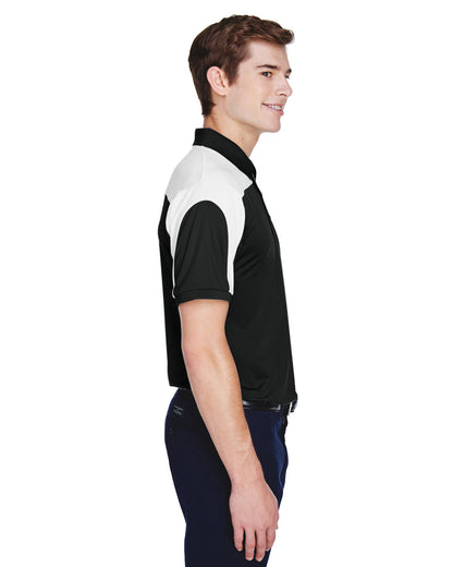 Team 365 Men's Victor Performance Polo TT22 #color_BLACK
