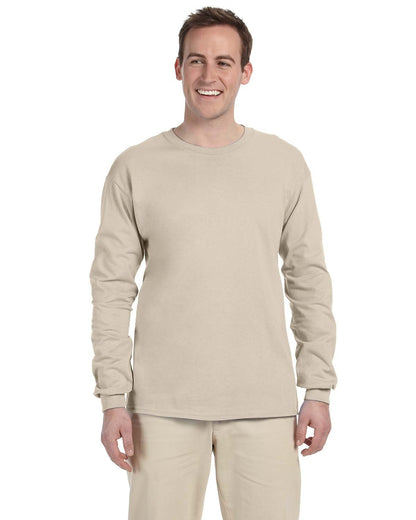 Gildan Adult Ultra Cotton® Long-Sleeve T-Shirt G240 #color_SAND