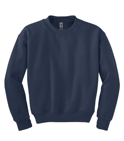 Gildan Heavy Blend Youth Crewneck 18000B #color_Navy