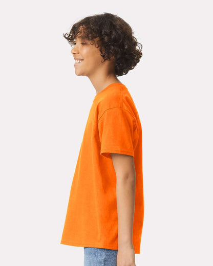 Gildan Ultra Cotton® Youth T-Shirt 2000B #colormdl_Safety Orange