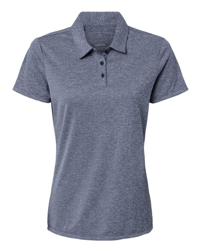 Adidas Women's Heathered Polo A583 #color_Collegiate Navy Melange