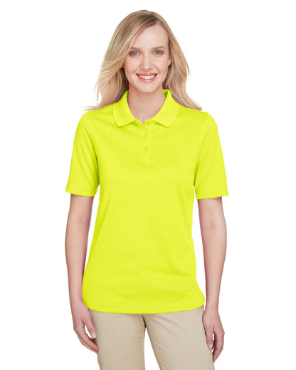 Harriton Ladies' Advantage Snag Protection Plus Polo M348W #color_SAFETY YELLOW