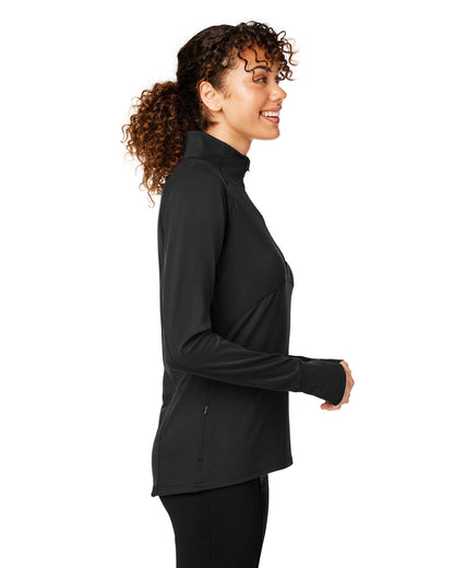 Puma Golf Ladies' Gamer Golf Quarter-Zip 533007 #color_PUMA BLACK