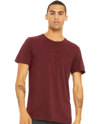 BELLA + CANVAS Triblend Tee 3413 #colormdl_Cardinal Triblend