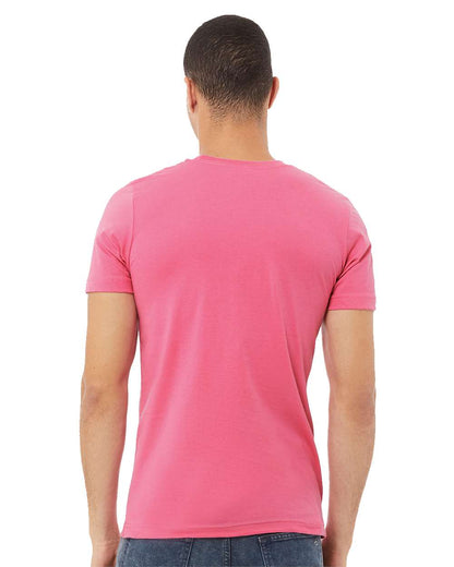 BELLA + CANVAS Jersey Tee 3001 #colormdl_Charity Pink