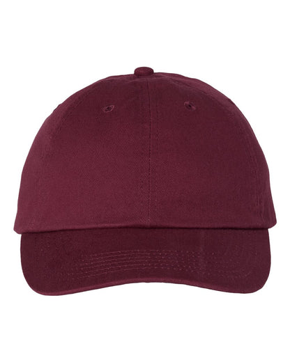 Valucap Adult Bio-Washed Classic Dad Hat VC300A #color_Maroon