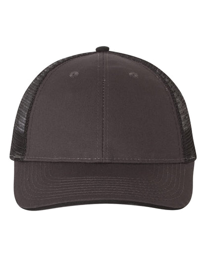 Valucap Sandwich Trucker Cap S102 #color_Charcoal/ Black